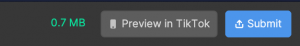 preview AR effect button