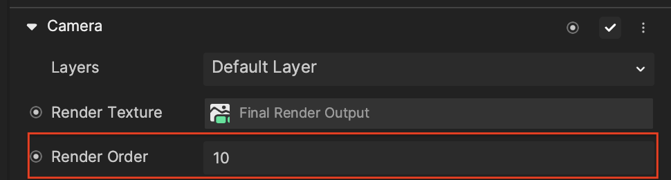 camera render order