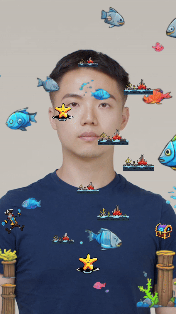 generated block game ai effect