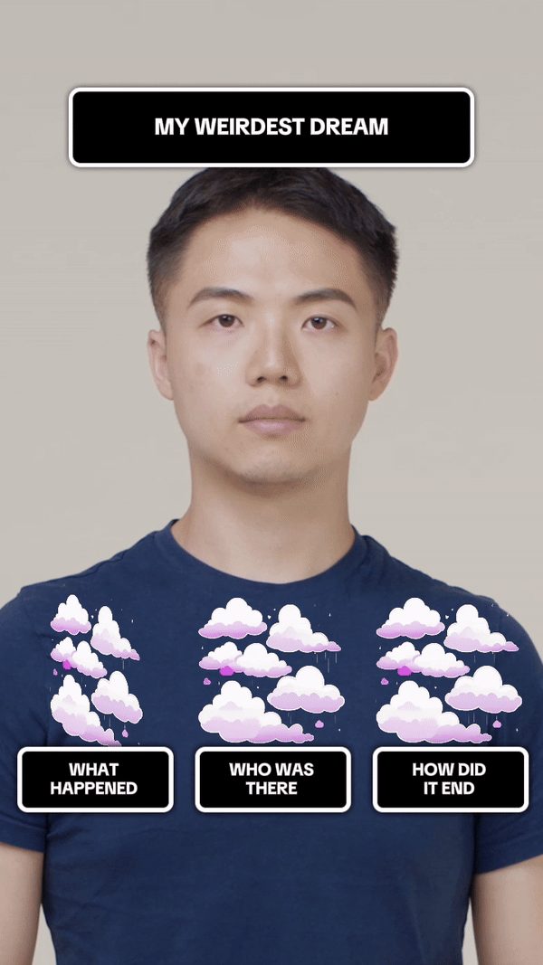 flip reveal ai effect