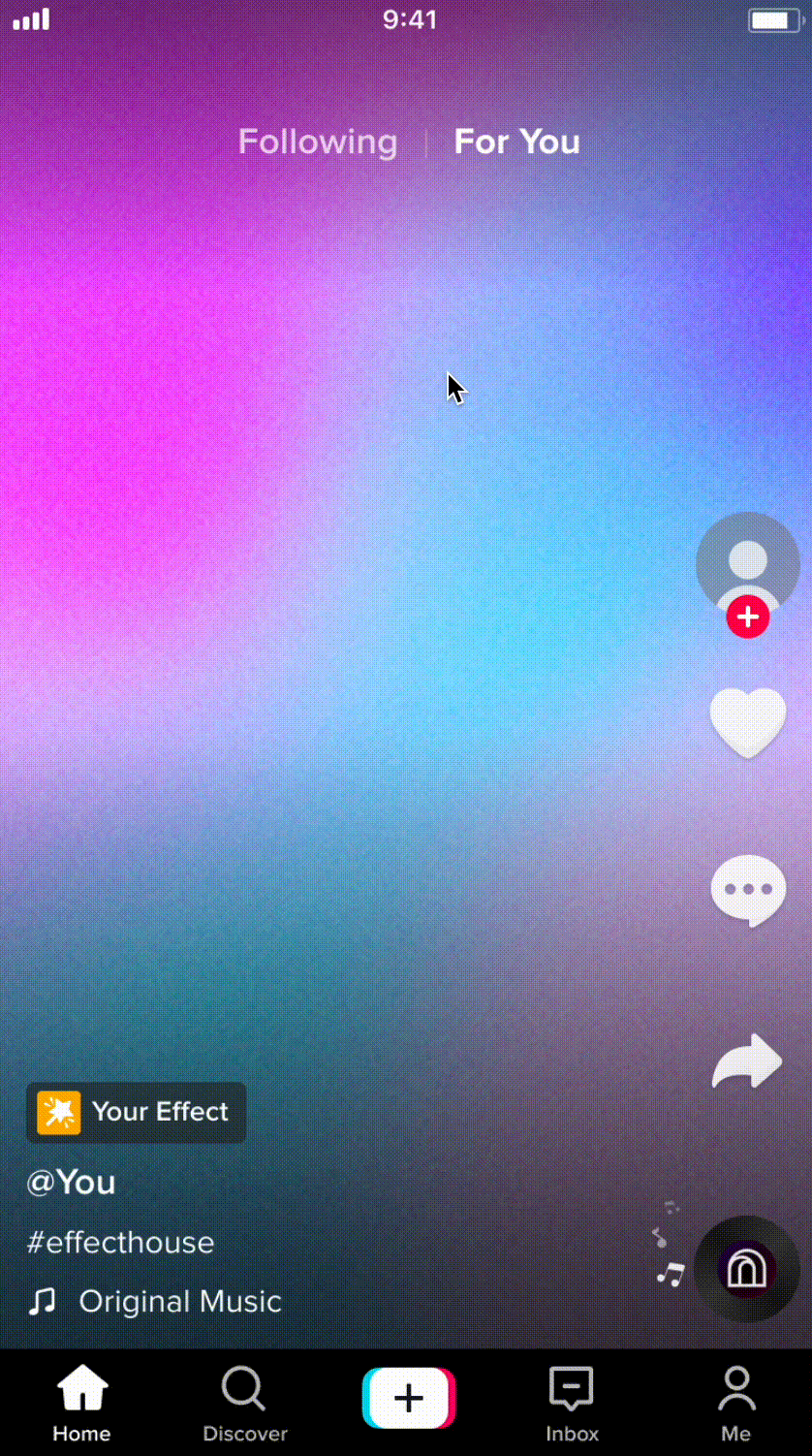 screen hold example