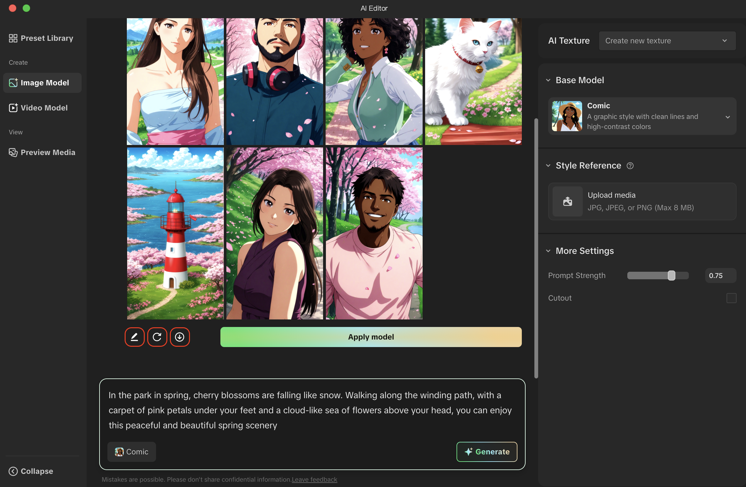 edit generate and download