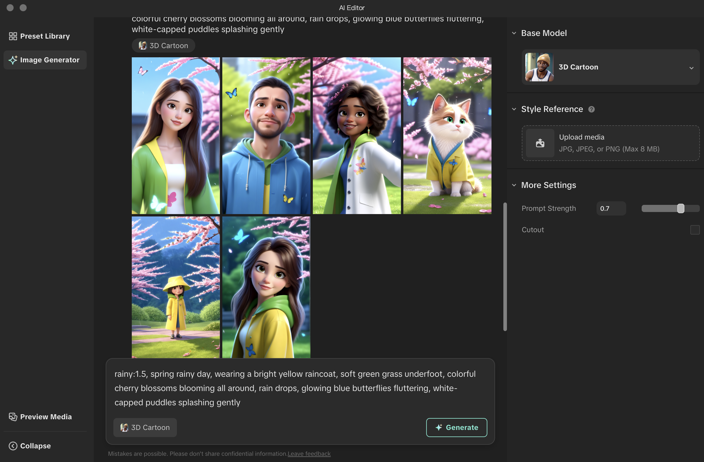 updated images displayed