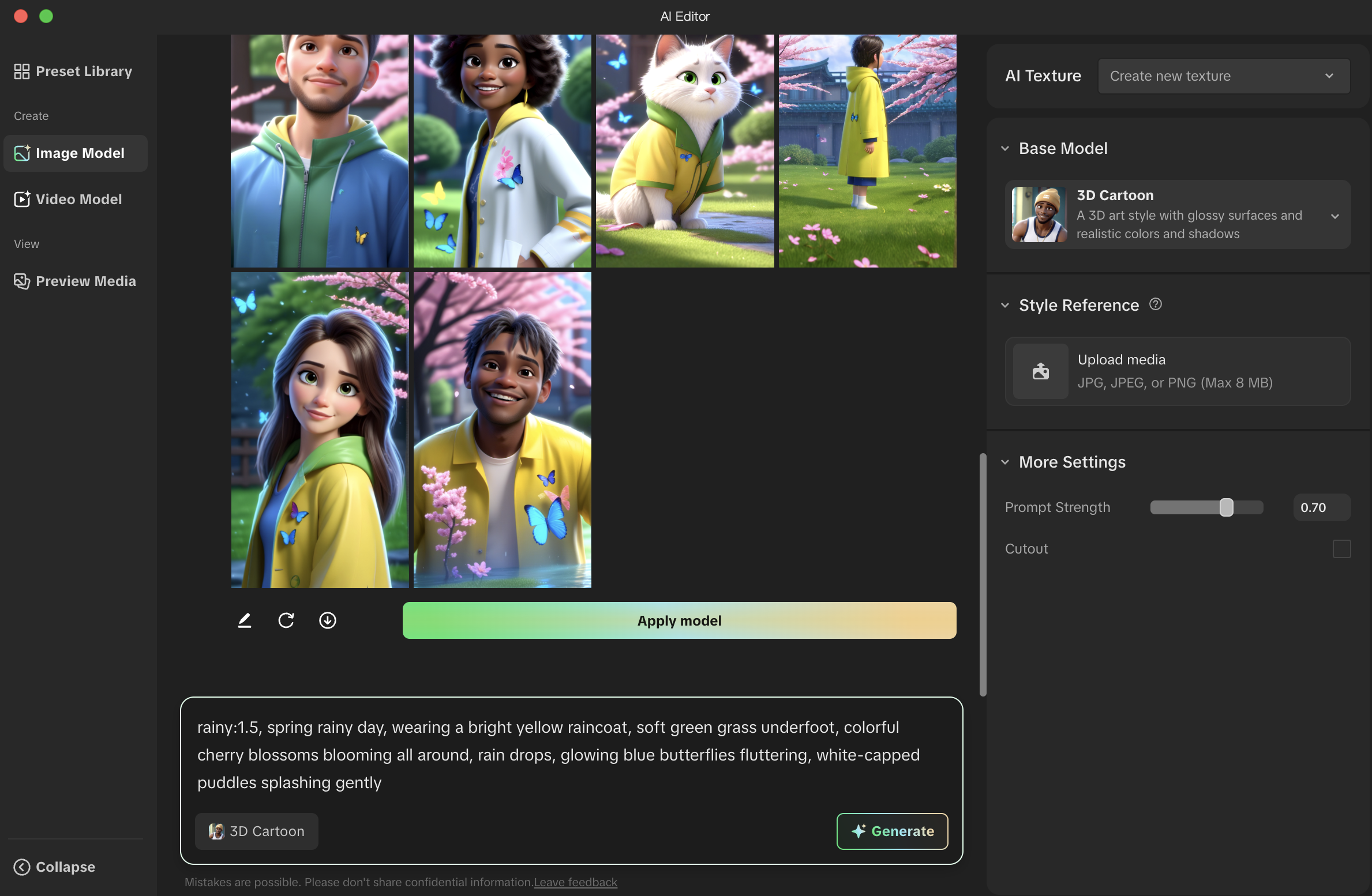 updated images displayed