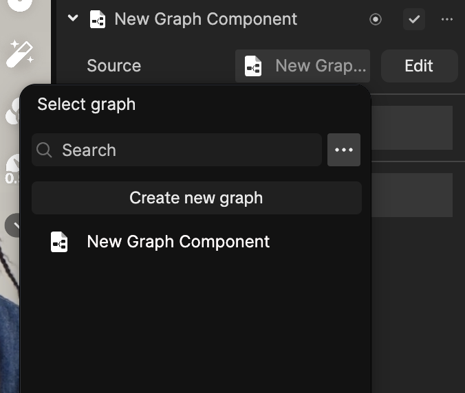 select graph menu