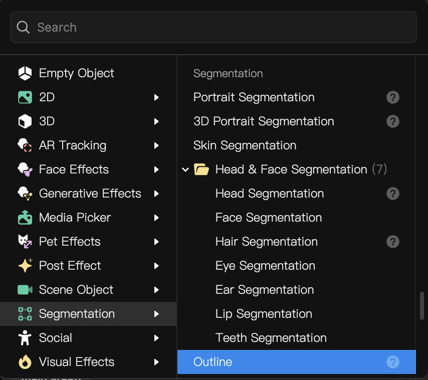 add outline object