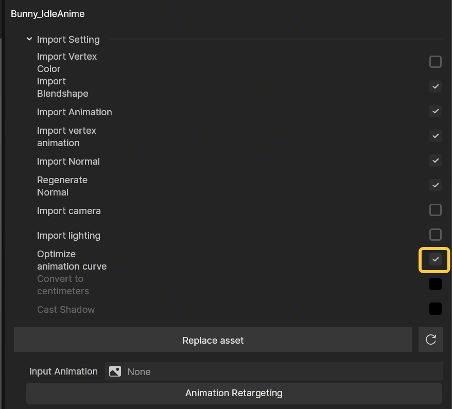 optimize animation curve