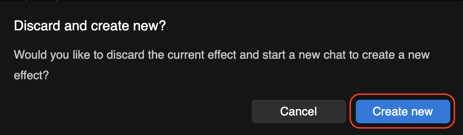 create new chat