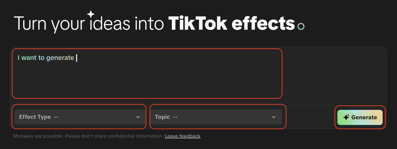generate effect