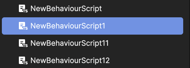 duplicate script names