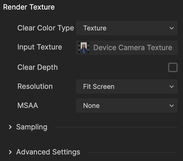customize input texture