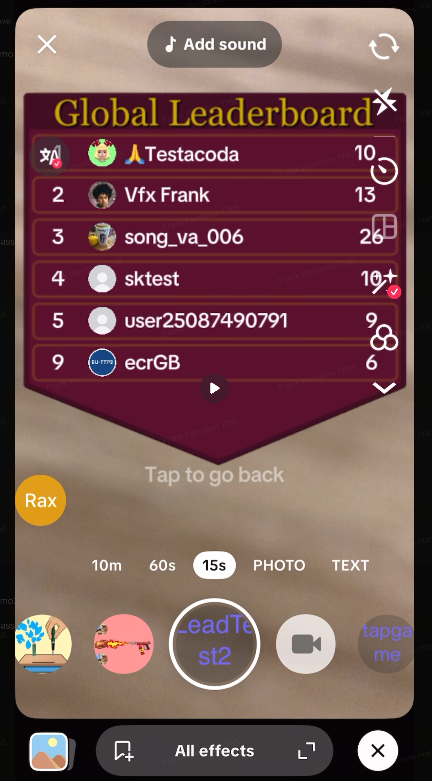 Global Leaderboard UI Customization demo image